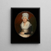 Portrait von Mme Robert Kermit - James Earl — gerahmtes Bild an der Wand