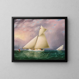 James Edward Buttersworth - Yacht Race In New York Harbor.webp