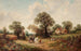 Landschaftsbild des Sussex Landleben mit Heuwagen - James Edwin Meadows — Ansicht des Kunstwerks
