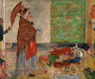 James Ensor - Astonishment of the Mask Wouse.webp