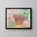 Azalées - James Ensor — gerahmtes Bild an der Wand