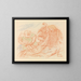 Der Christus und die Engel - James Ensor — gerahmtes Bild an der Wand