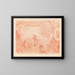 Eingang in Jerusalem - James Ensor — gerahmtes Bild an der Wand