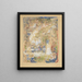 Der Garten der Liebe - James Ensor — gerahmtes Bild an der Wand