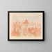 Laissez venir à moi les petits enfants - James Ensor — gerahmtes Bild an der Wand
