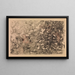 Monotypie - James Ensor — gerahmtes Bild an der Wand