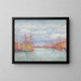 Hafen von Ostende - James Ensor — gerahmtes Bild an der Wand