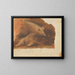 Schweine - James Ensor — gerahmtes Bild an der Wand