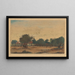 Der Obstgarten - James Ensor — gerahmtes Bild an der Wand