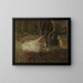 Le Patin - James Ensor — gerahmtes Bild an der Wand
