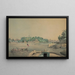 Station de pompage de Fairmount sur la rivière Schuylkill, Philadelphie, Pennsylvanie - James Fuller Queen — gerahmtes Bild an der Wand