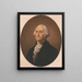 George Washington - James Fuller Queen — gerahmtes Bild an der Wand