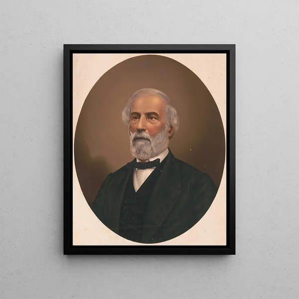 Robert E. Lee - James Fuller Queen — gerahmtes Bild an der Wand