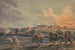 Arsenal de Schuylkill au coucher du soleil depuis l'autre côté de la rivière Schuylkill, vue vers l'ouest - James Fuller Queen — Ansicht des Kunstwerks