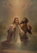 Le baptême du Christ - James Fuller Queen — Ansicht des Kunstwerks