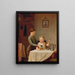 Ein gutes Frühstück - James Goodwyn Clonney — gerahmtes Bild an der Wand