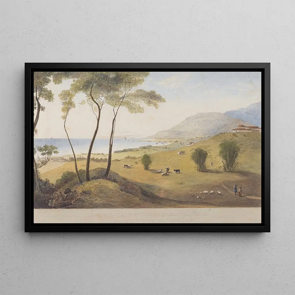 Domaine Lyssons, St Thomas dans l'Est, Jamaïque - James Hakewill — gerahmtes Bild an der Wand