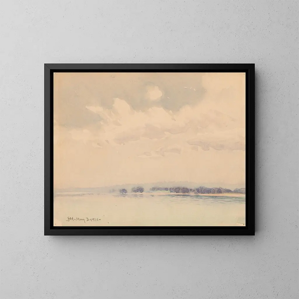 Ohne Titel - James Henry Moser — gerahmtes Bild an der Wand