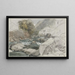 Ansicht von Lynmouth, Devon - James Holland — gerahmtes Bild an der Wand