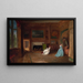 Die chambre de Lady Betty Germain à Knole Kent - James Holland — gerahmtes Bild an der Wand