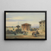 Le Temple de Vesta à Rome - James Holland — gerahmtes Bild an der Wand