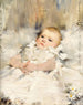 Baby in einem Rüschenkleid - James Jebusa Shannon — Ansicht des Kunstwerks