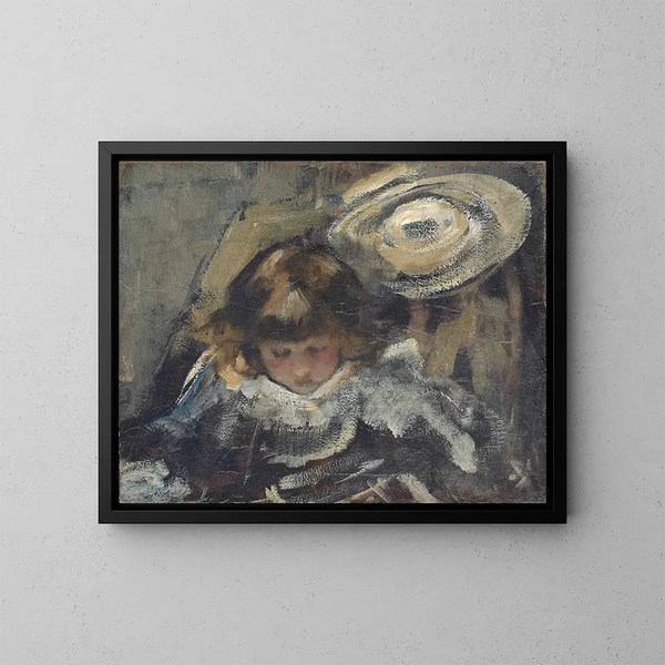 Au repos - James Jebusa Shannon — gerahmtes Bild an der Wand
