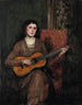 Portrait von Florence Shannon, der Ehefrau des Künstlers - James Jebusa Shannon — Ansicht des Kunstwerks
