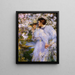 Frühling - James Jebusa Shannon — gerahmtes Bild an der Wand