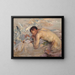 Der Triton und das junge Mädchen - James Jebusa Shannon — gerahmtes Bild an der Wand