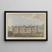 Château de Herstmonceux, East Sussex, le Front Nord - James Lambert de Lewes — gerahmtes Bild an der Wand
