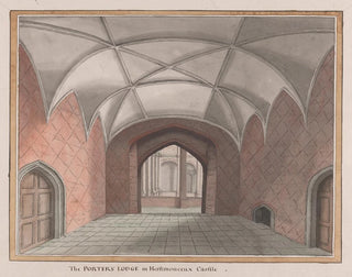 Das Torhaus des Schlosses Herstmonceux, Sussex Ost - James Lambert de Lewes — Ansicht des Kunstwerks