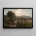 Morgen in Neuengland - James McDougal Hart — gerahmtes Bild an der Wand