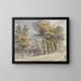 Ansicht eines Hauses - James Miller — gerahmtes Bild an der Wand
