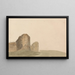 Château de Pevensey, Sussex - James Moore — gerahmtes Bild an der Wand