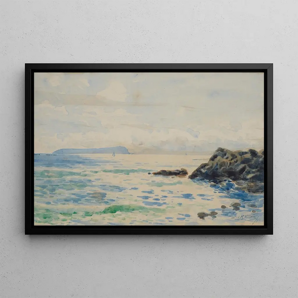 Bucht von Titahi - James Nairn — gerahmtes Bild an der Wand