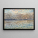 Morgen im Winter am Hafen von Wellington - James Nairn — gerahmtes Bild an der Wand