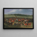 Epsom-Rennen, die Wettpfeil - James Pollard — gerahmtes Bild an der Wand