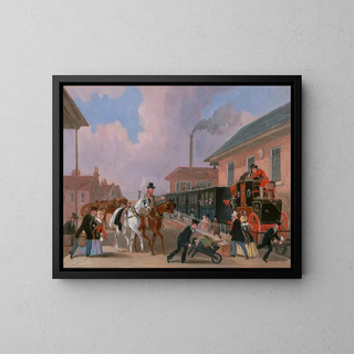 James Pollard - The LouthLondon Royal Mail Travelling by Train from Peterborough East Northamptonshire.webp