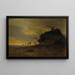 Landschaft mit Bauernhof - James Renwick Brevoort — gerahmtes Bild an der Wand