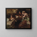 Mut, Angst und Verzweiflung angesichts der Schlacht - James Sant — gerahmtes Bild an der Wand