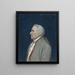Dr John Bard - James Sharples — gerahmtes Bild an der Wand