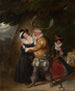V Falstaff an der Herne's Oak, Die lustigen Weiber von Windsor, Akt V, Szene v - James Stephanoff — Ansicht des Kunstwerks