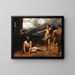 Job und die Boten - James Thomas Linnell — gerahmtes Bild an der Wand