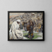 Jesus weinte - James Tissot — gerahmtes Bild an der Wand