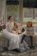 Portrait von Frau Catherine Smith Gill und zwei ihrer Kinder - James Tissot — Ansicht des Kunstwerks