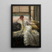 Am Meer - James Tissot — gerahmtes Bild an der Wand