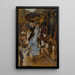 Skizze für Die Brautjungfer - James Tissot — gerahmtes Bild an der Wand