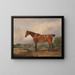 Ein Jäger in einer Landschaft - James Ward — gerahmtes Bild an der Wand