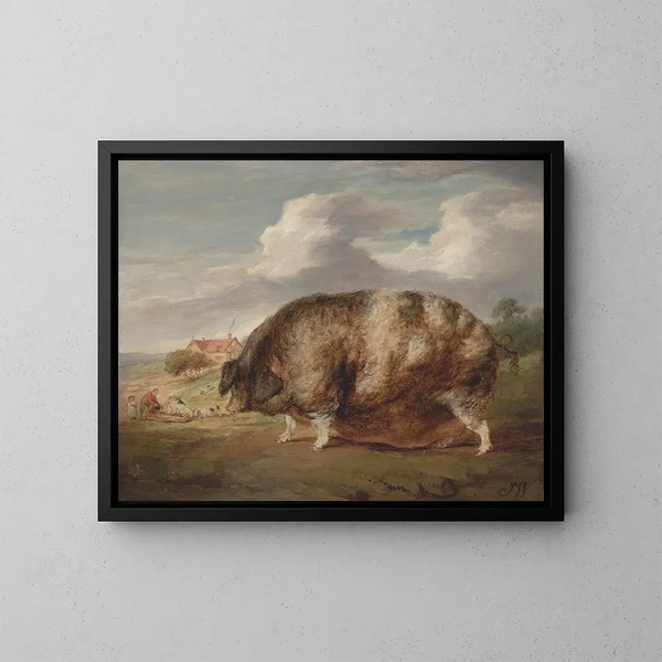 Point de Gloucestershire - James Ward — gerahmtes Bild an der Wand